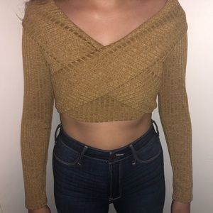 cropped long sleeve